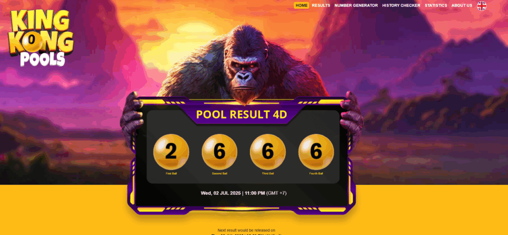 Jadwal Togel KingKong Pools: Tutup Pasaran & Keluaran Resmi